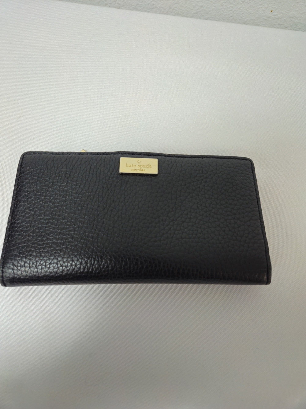 Kate Spade Black Leather Continental Wallet
